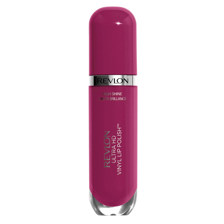 Revlon Ultra HD Vinyl Lip Polish, Liquid Lipstick, Berry Blissed, Berry Gloss