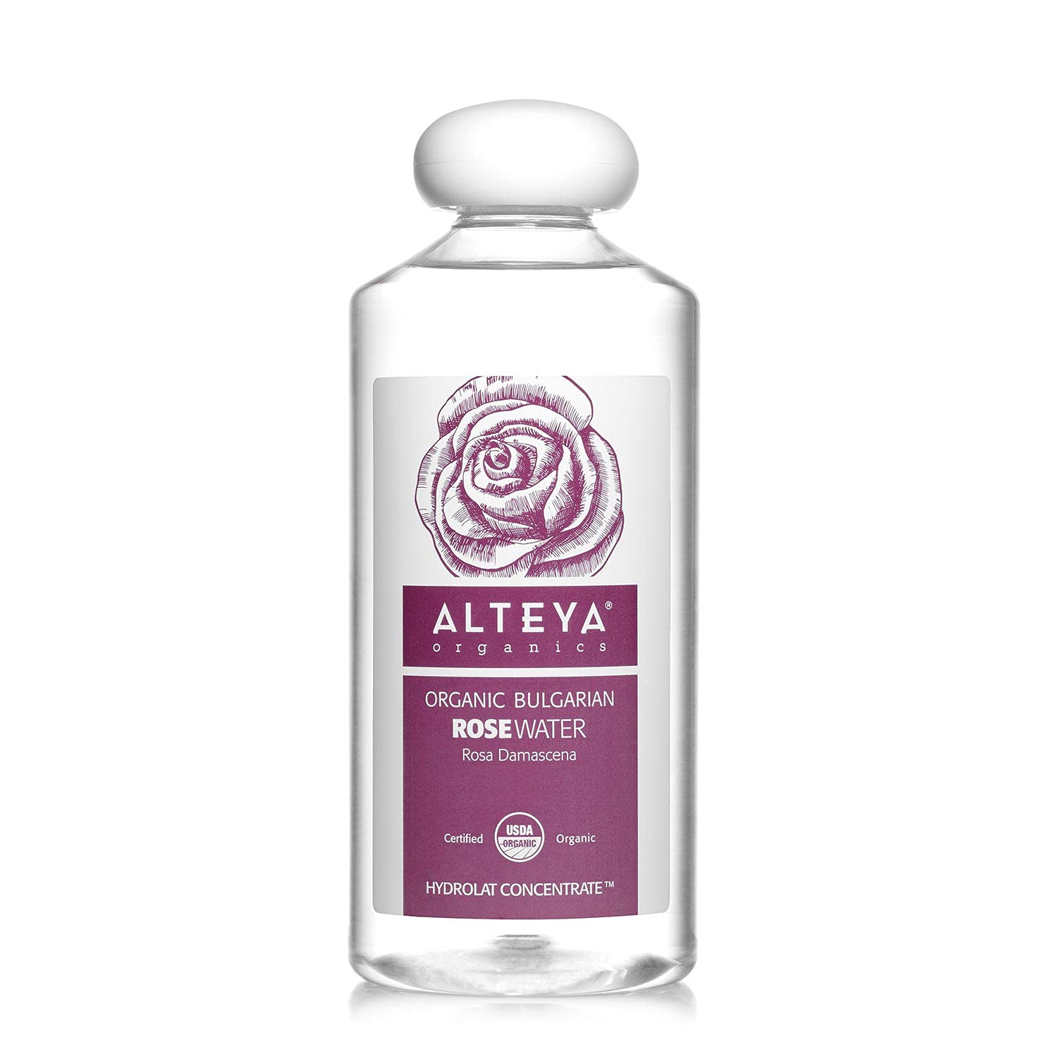 Alteya Organic Bulgarian Rose Water, Extra Large, 17 fl.oz / 500ml - 100% Pure, USDA Certified Organic