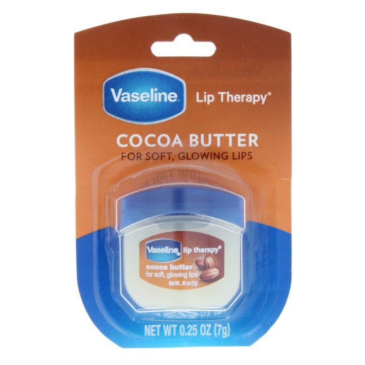 Vaseline Lip Cocoa Therapy Butter - 0.25 Oz, 4Pk, 1 Count, White