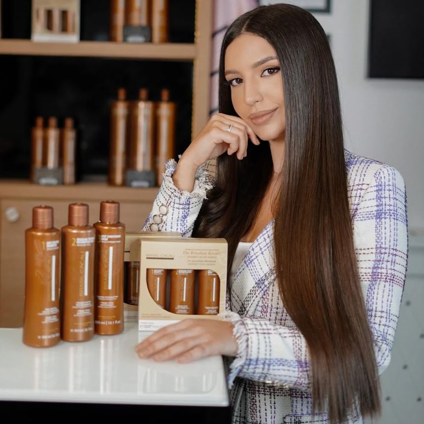 Generic 3 Step Keratin Thermal Treatment 10.1 fl oz, Brown