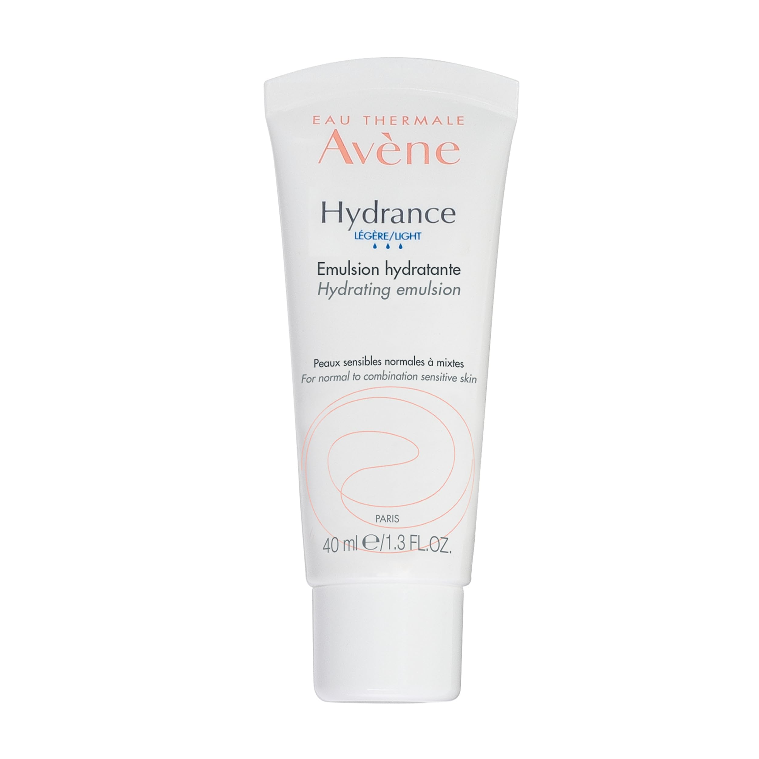 Avène Hydrance LIGHT Hydrating Emulsion, Daily Face Moisturizer Cream, Non-Comedogenic, 1.3 Oz