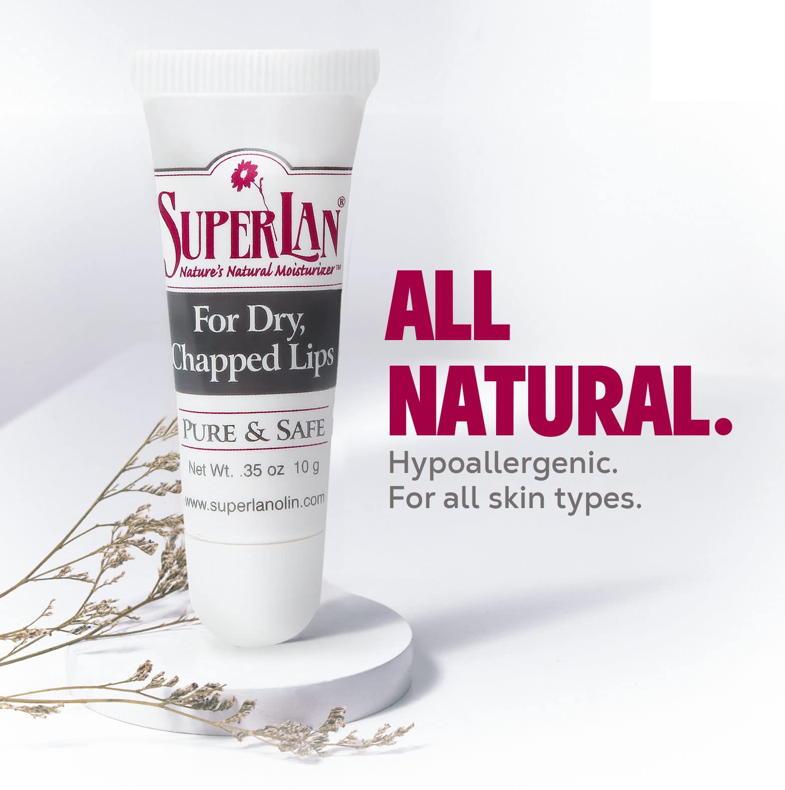 Superlan Ultra Medical Pure Grade Refined Kosher Lanolin for Chapped Lips