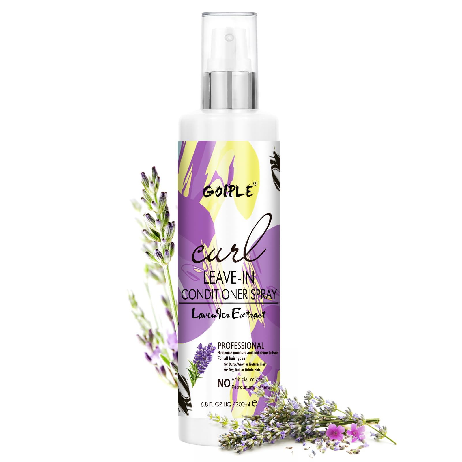 Shea Moisture Coconut & Hibiscus Curl Enhancing Smoothie - Leave-in Conditioner Spray for Curly Wavy Natural Hair - Hydrating & Moisturizing for Dry Damaged Hair - Refresh & Detangle (6.8 fl oz)