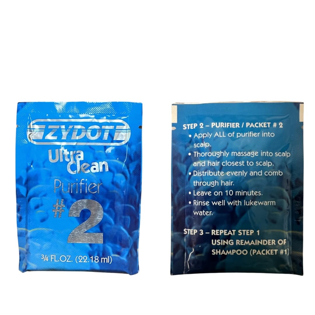 Zydot Ultra Clean Shampoo Kit for Detoxing and Cleansing Hair Folicle. Detox Cleanse with Toxin Removal