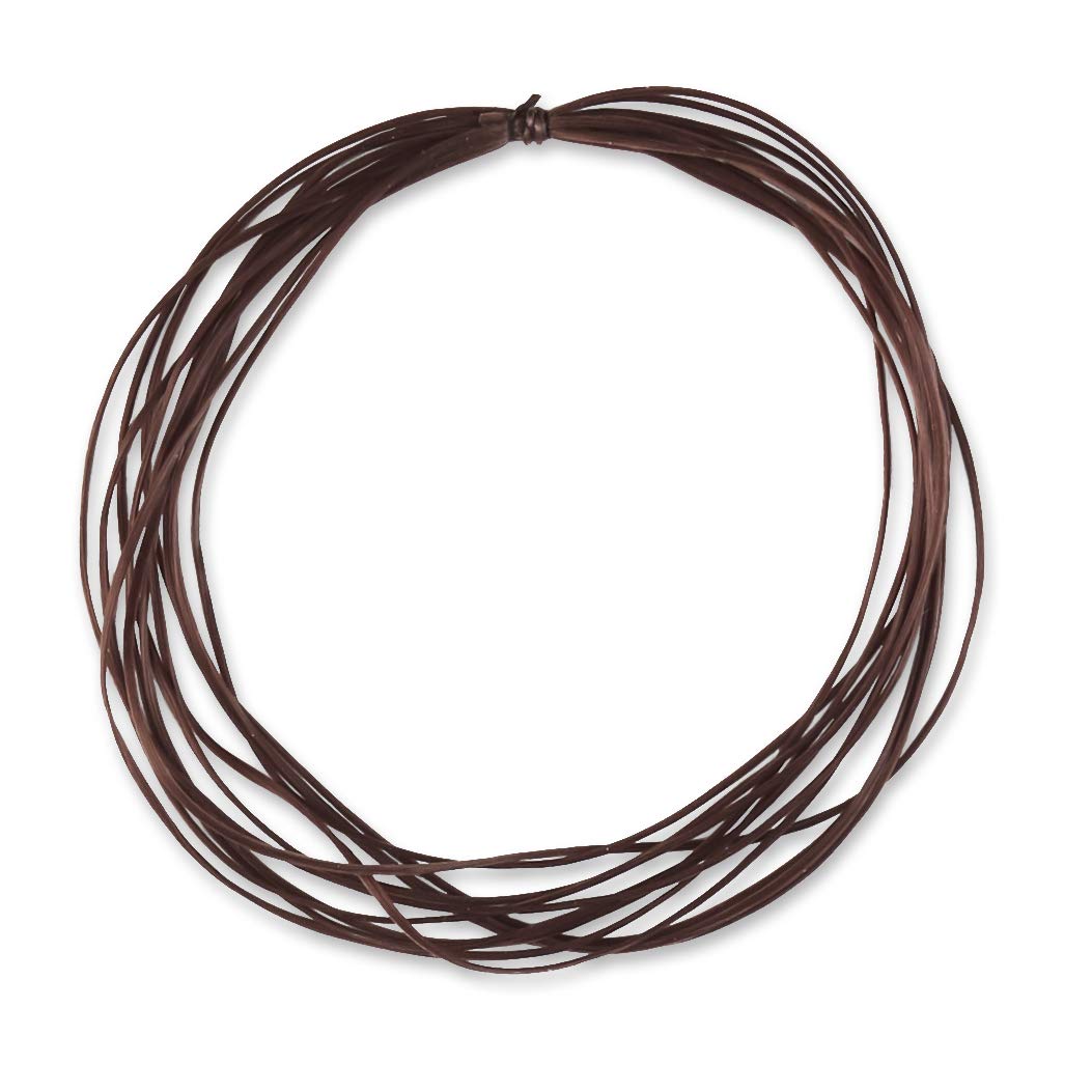 Scunci Color Match Multi-Strand Ponytailer Hair Elastic, Brown