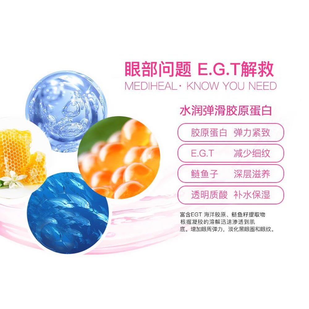 Mediheal E.G.T Essence Gel Eyefill Patch, Eye Care Patch Care Eye Wrinkle Line by Mediheal