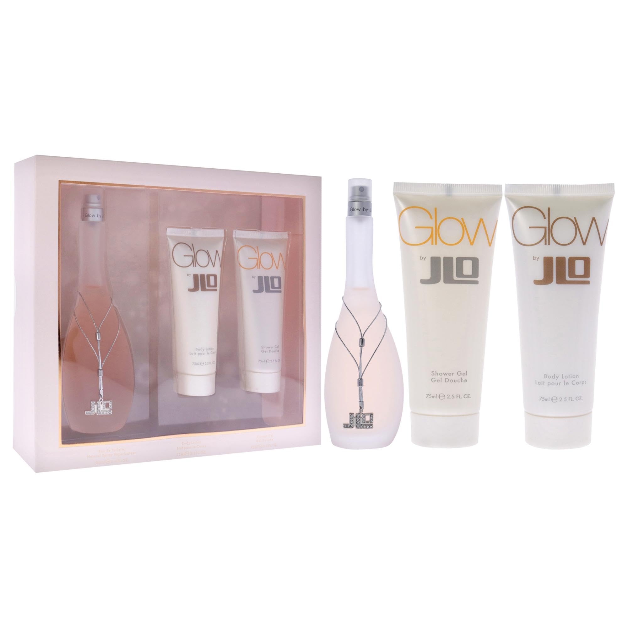 Jennifer Lopez Glow Fragrance Set, 3 Count