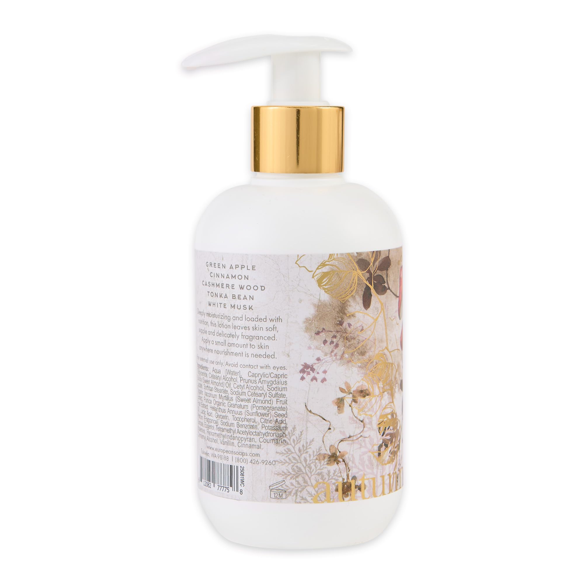 Via Mercato Autunno 8.4 Fl Oz Body Lotion, Moisturizing, Non-Greasy Formula, Warm Caramel