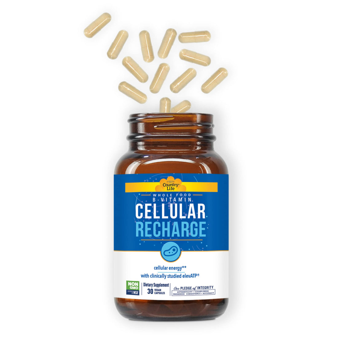 COUNTRY LIFE B Vitamin Cellular Recharge, 30 CT