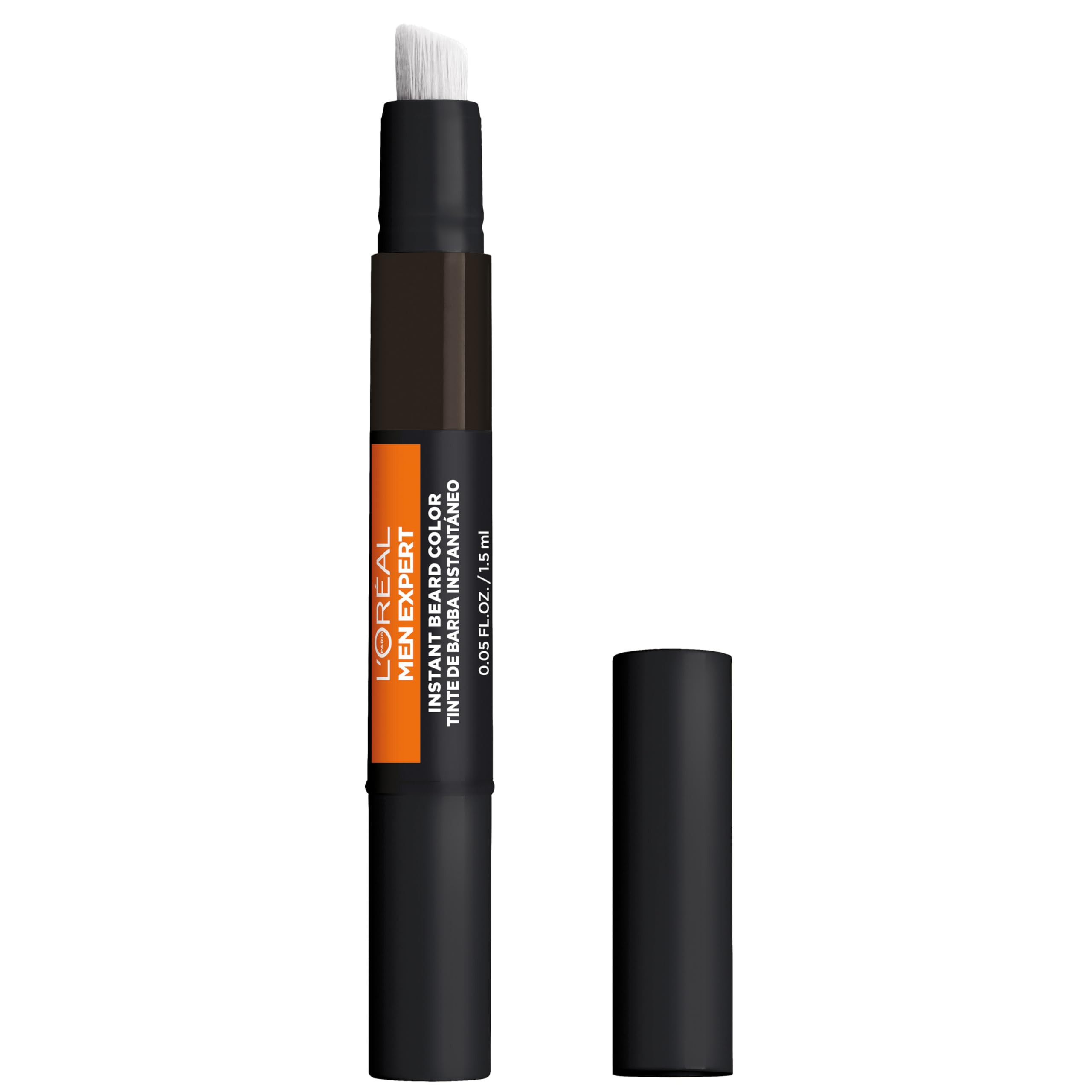 L’Oréal Paris Men Expert Instant Temporary Beard Color, Beard Filler for a Natural and Fuller-Looking Beard, 03 Dark Brown, 0.05 Fl Oz