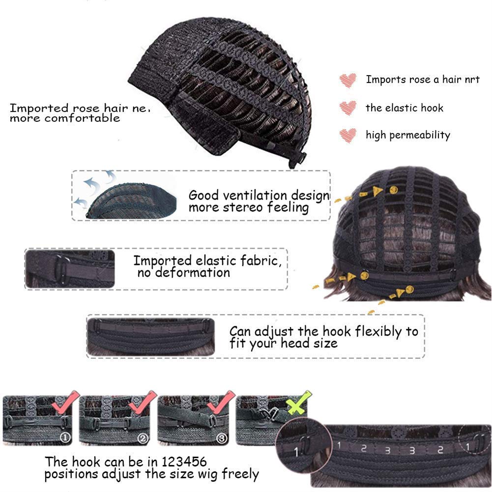 Kaneles Ombre Wine Red Wigs Long Straight Red Wigs for Women Ultra Soft Heat Resistant Fiber Party Cosplay Accessories