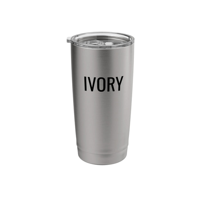 Ivory Stainless Steel Insulated Tumbler