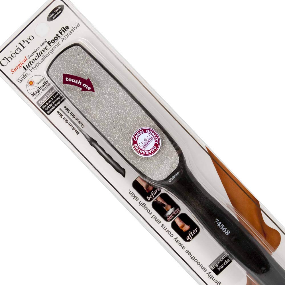Checi Foot File Carded Nail Files, Dual Coarse and Medium