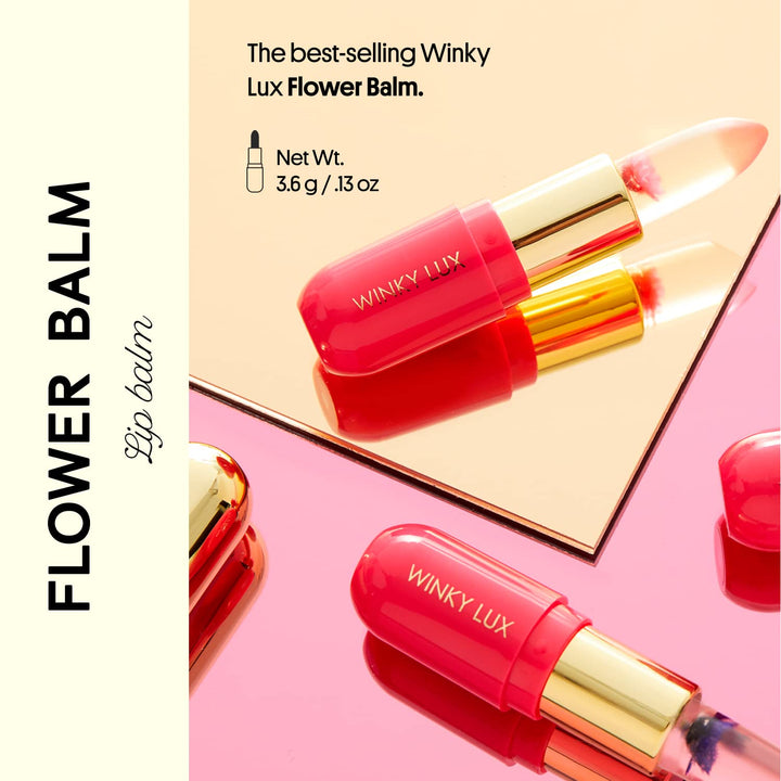 Winky Lux Blue Flower Lip Balm