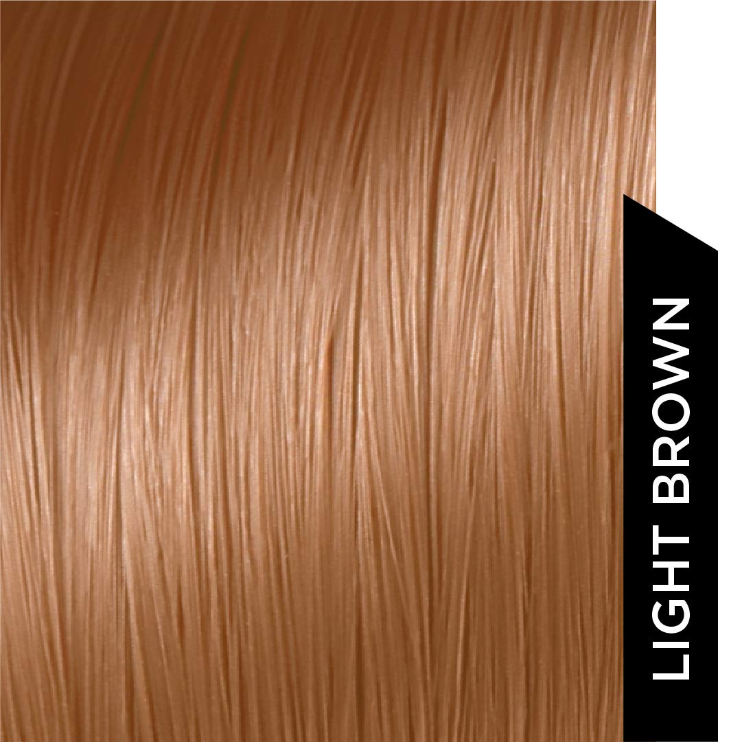 Hairatin Hair Building Fibers to Conceal Thinning Hair or Hair Loss Instantly for Men and Women 28 Grams Hairatin by re-evolution-LIGHT BROWN