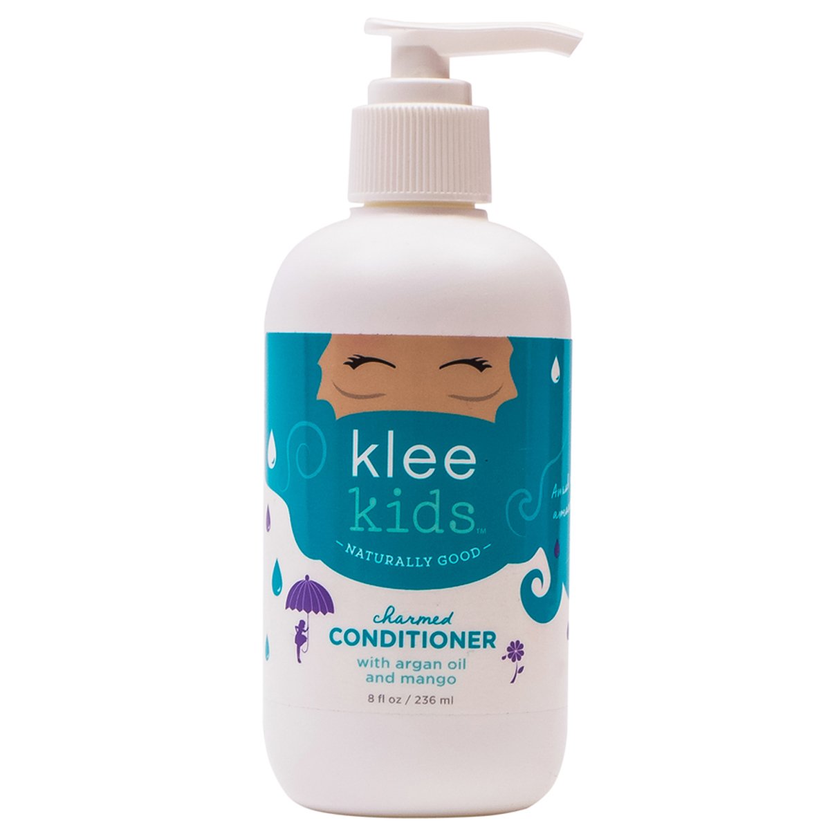Luna Star Naturals Klee Kids Charmed Conditioner with Argan Oil and Mango Butter, 8 Ounce