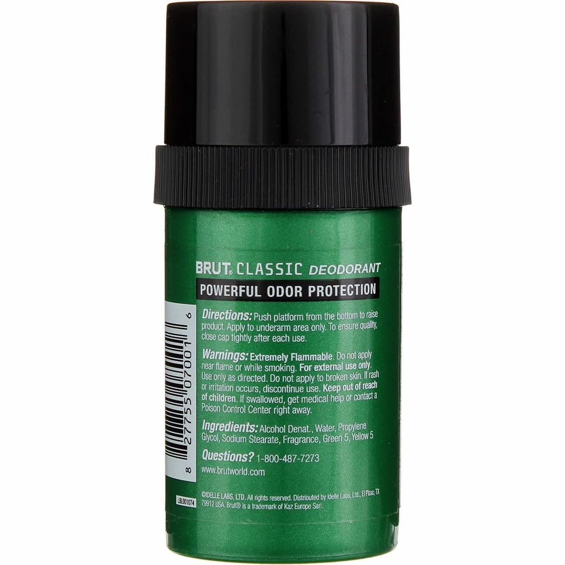 Brut Deodorant 2.5 Ounce Round Solid Classic (Pack of 2)