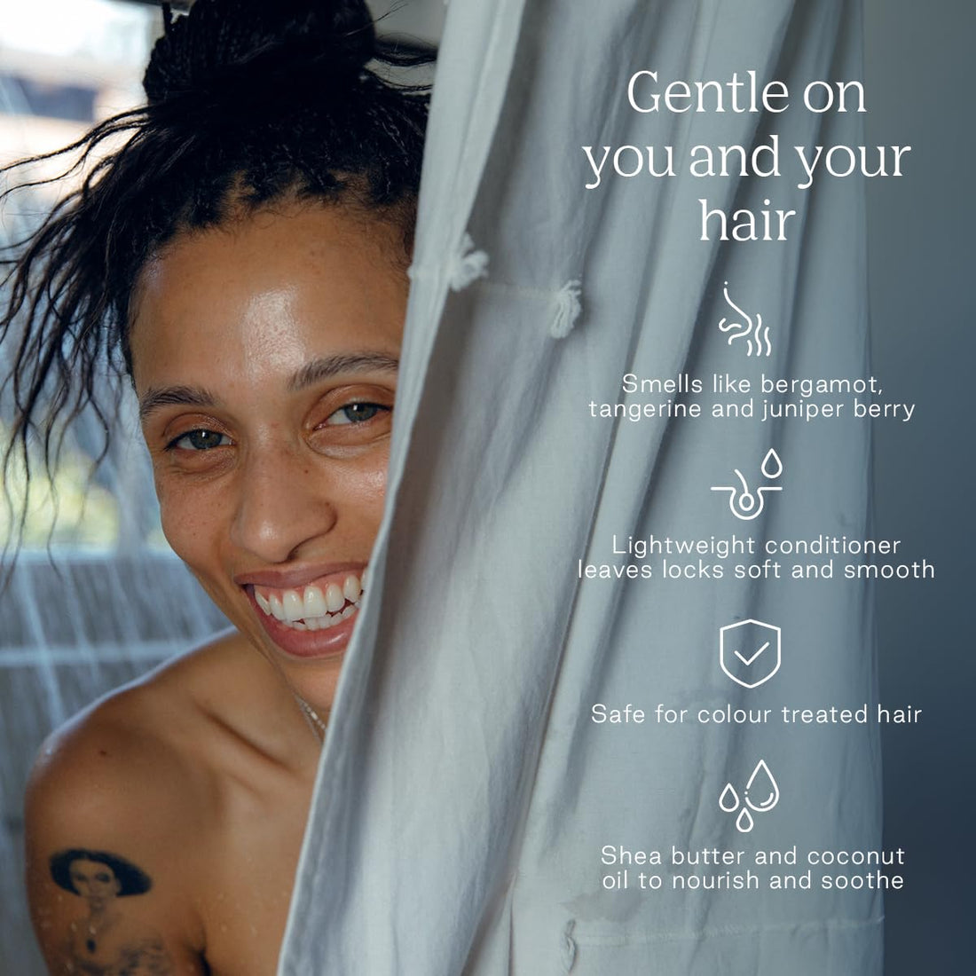 Good Time Hydrating Conditioner Bar - Lightweight Conditioning with Bergamot, Tangerine & Juniper Berry - Sustainably Crafted, Plastic Free - Sulfate, Silicone, Paraben Free - Made in USA