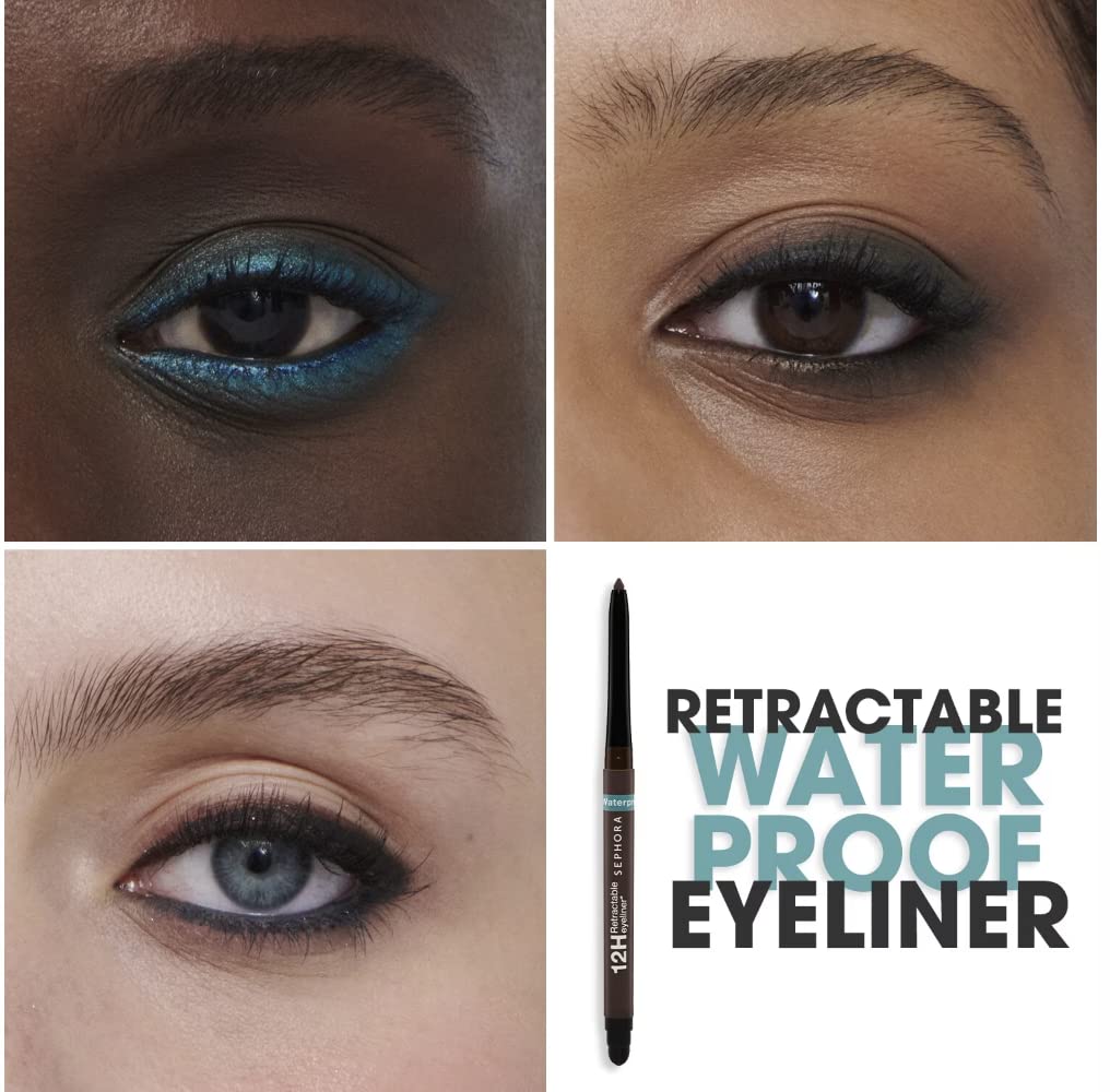 SEPHORA COLLECTION Waterproof 12HR Retractable Eyeliner Pencil 08-Shimmer Espresso