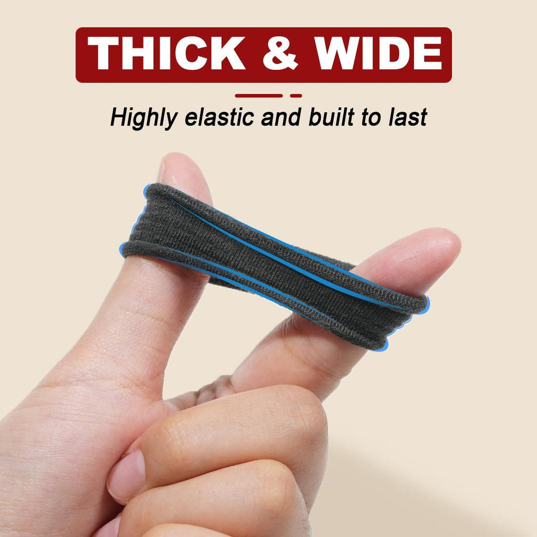 IKOCO 150PCS Hair Ties No Damage for Women, Ouchless Cotton Hair Ties for Thick Hair, Multicolor