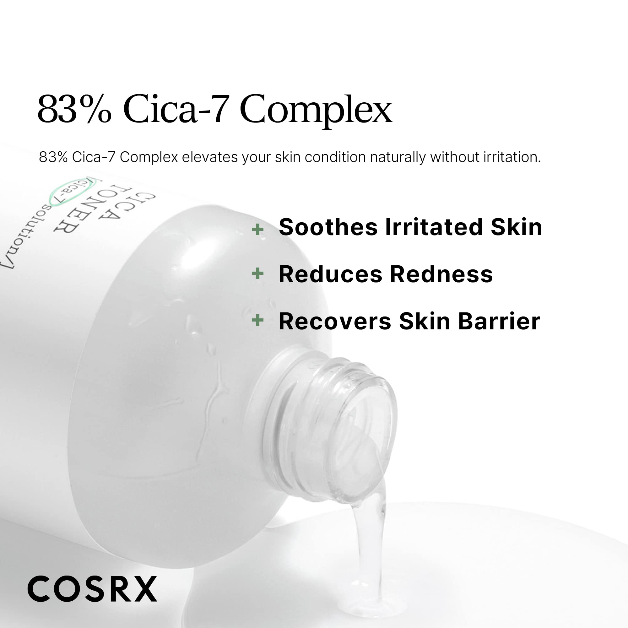COSRX Pure Fit CICA Toner, 150ml / 5.07 fl.oz | Soothing Toner | Centella Asiatica Facial Toning Water | Korean Skincare, Animal Testing Free, Sulfates Free, Paraben Free