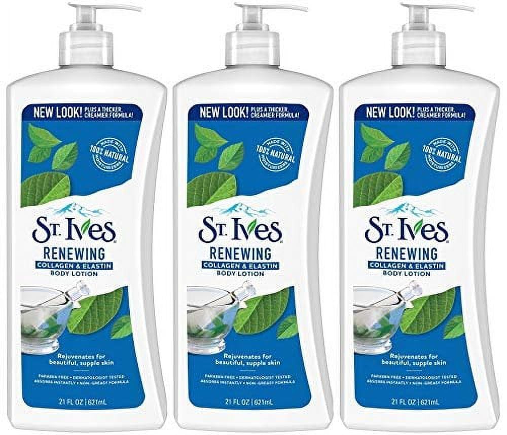 St Ives Skin Renewing Collagen Elastin Lotion, 21 Ounce - 3 Pack