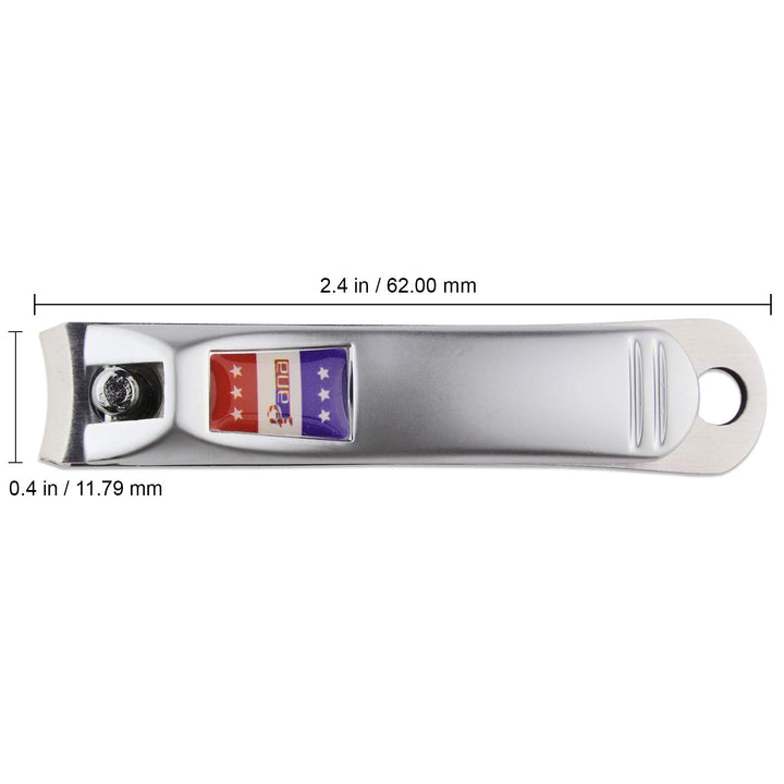 #1 Best Luxury Small Fingernail Clipper, Sharpest And Lifetime Guarantee Stainless Steel Nail Cutter Trimmer (Manicure Pedicure)