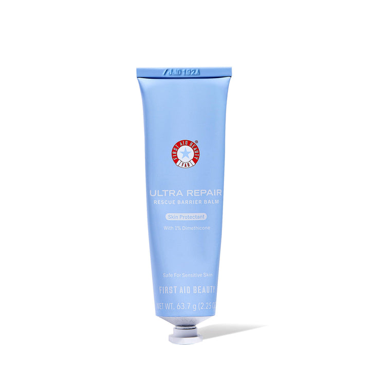 First Aid Beauty - Ultra Repair Rescue Barrier Balm, Deep Hydrating Skin Barrier Mask with 1% Dimethicone, Visible 24-Hour Relief for Dry, Cracked & Chapped Skin, Safe for Sensitive Skin, 2.25 oz