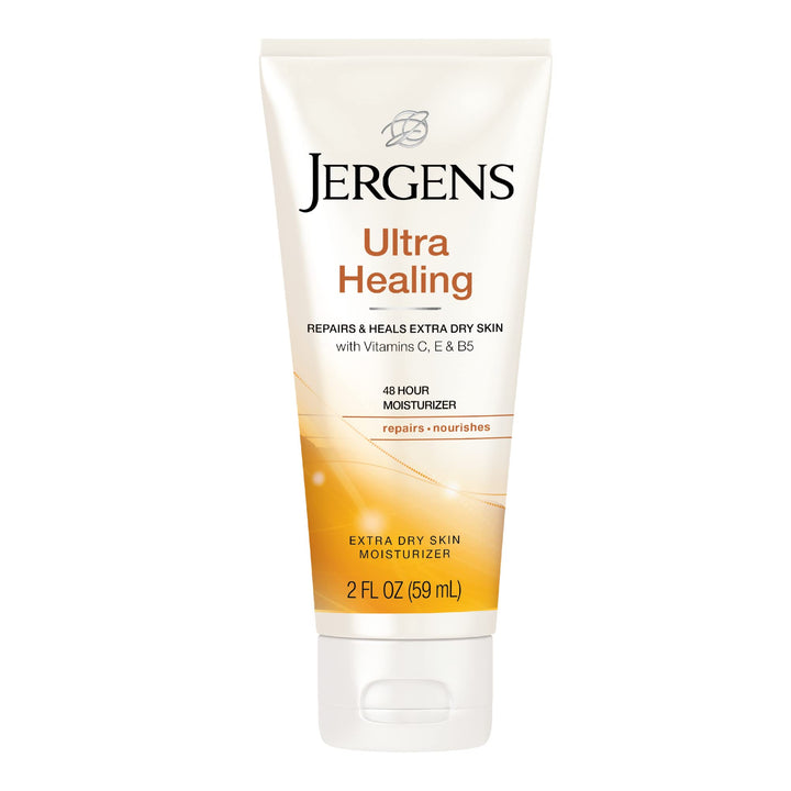 Jergens Daily Moisture Dry Skin Moisturizer, Body Lotion, 2 Ounce, with HYDRALUCENCE blend, Silk Proteins, and Citrus Extract, to help Restore Skin Luminosity