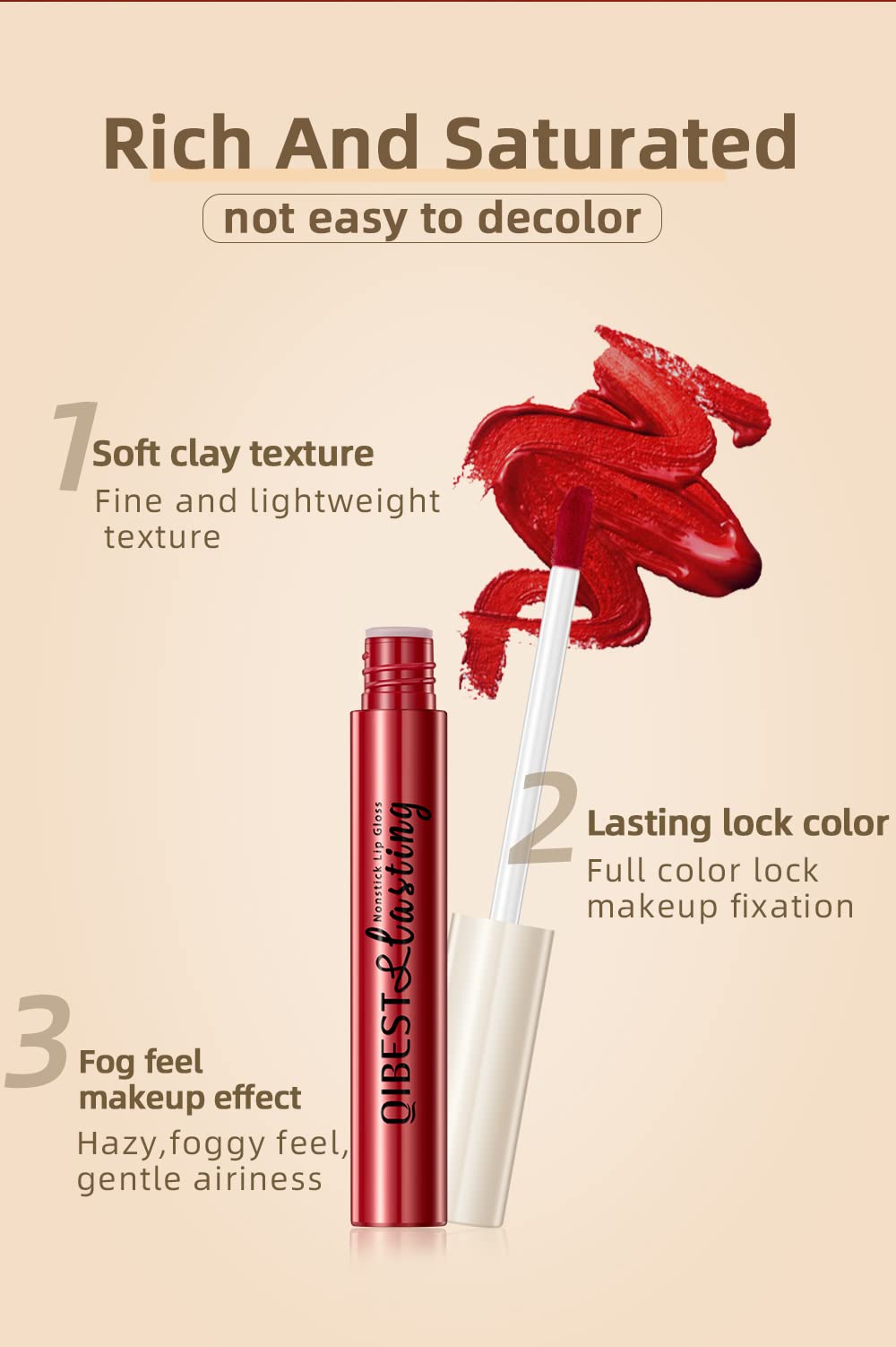 BestLand 12Pcs Makeup Matte Lipstick Lip Kit, Non-Stick Cup Not Fade Velvety Liquid Lipstick Waterproof Long Lasting Durable Nude Lip Gloss, labiales mate 24 horas originale (Natural Lip Collection)