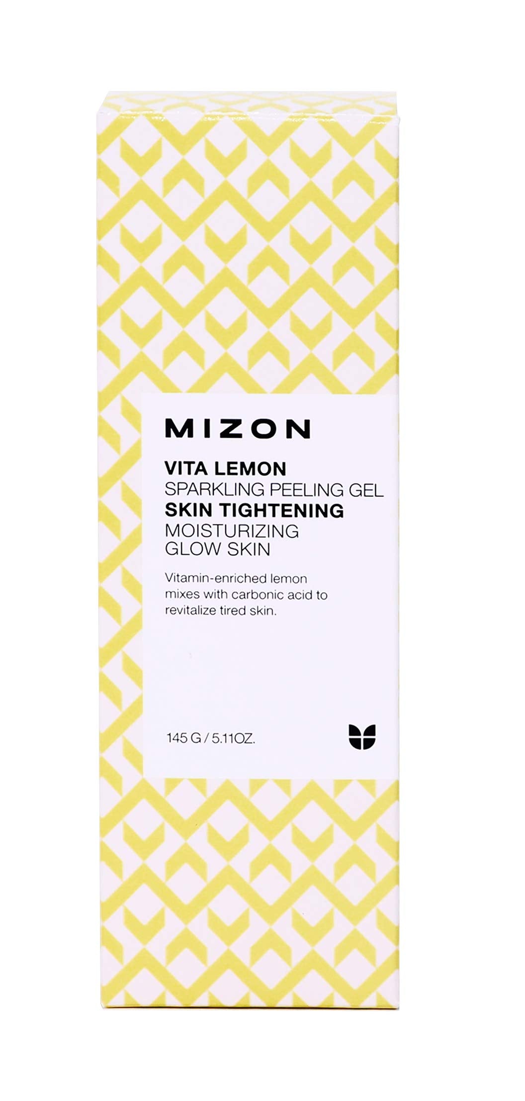 MIZON Vita Lemon Peeling Gel, Lemon Peel Oil and Sparkling Water, Skin Tightening, Moisturizing, Skin Vitality, Removes Dead Skin Cells, Exfoliating Gel (150g/ 5.3 Oz)