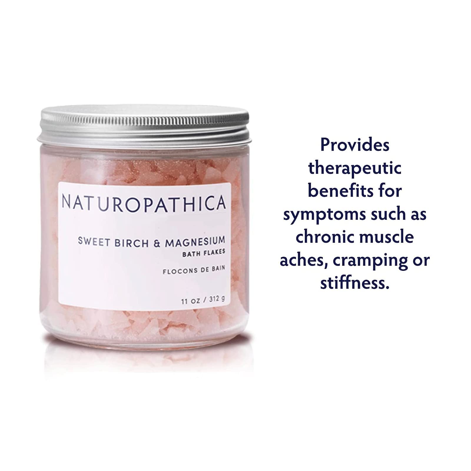Naturopathica Sweet Birch Magnesium Bath Flakes 11.0 oz