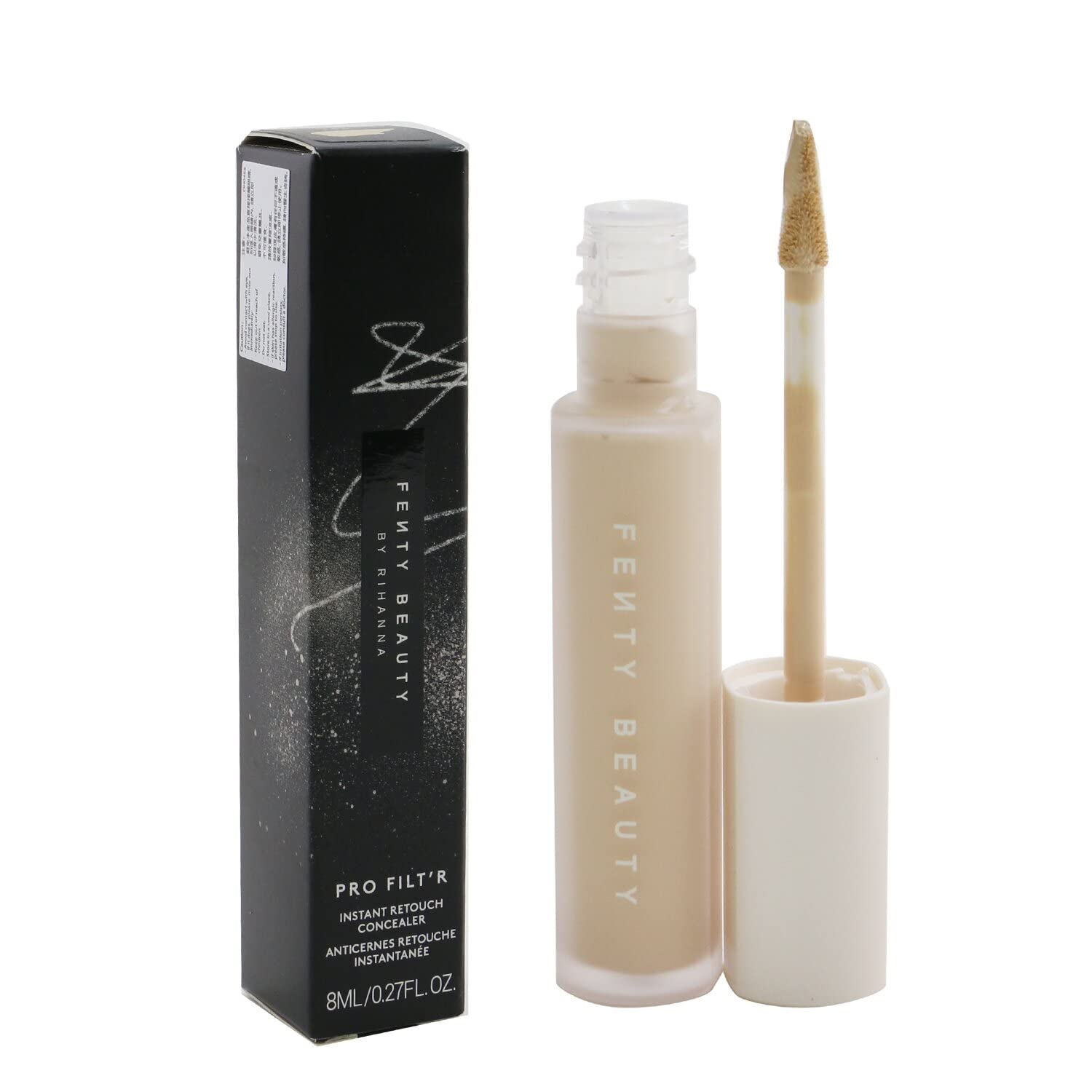 Pro Filtr Instant Retouch Concealer - 150 Light With Neutral Undertone by Fenty Beauty for Women - 0.27 oz Concealer