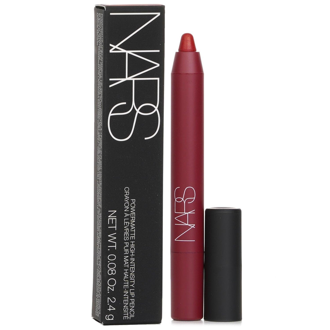 NARS Powermatte High Intensity Lip Pencil - .08 oz / 2.4 g (Cruella (scarlet red)), 0.08 Ounce (Pack of 1)
