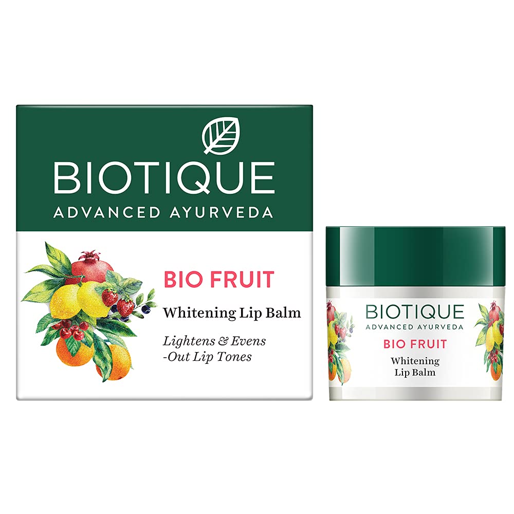 Biotique Bio Fruit Whitening Lip Balm - 12g (Pack of 2)