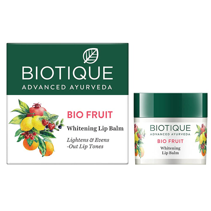Biotique Bio Fruit Whitening Lip Balm - 12g (Pack of 2)