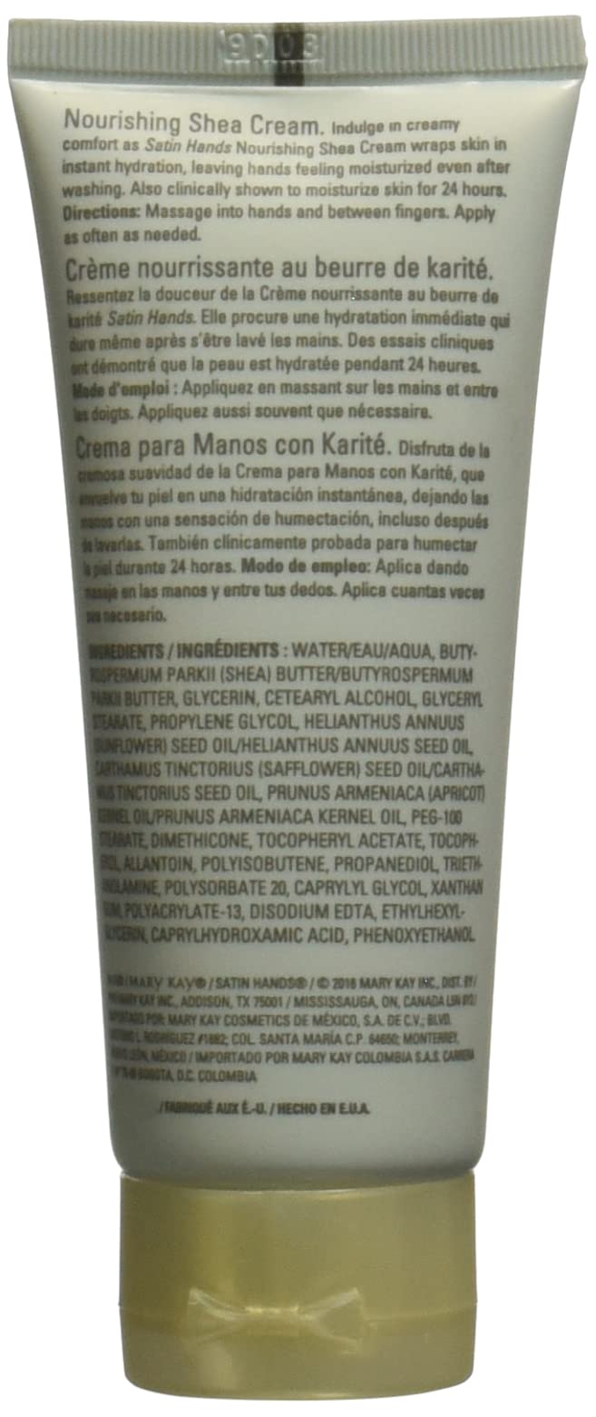 Mary Kay Satin Hands Nourishing Shea Cream Hand Cream Non Fragrance
