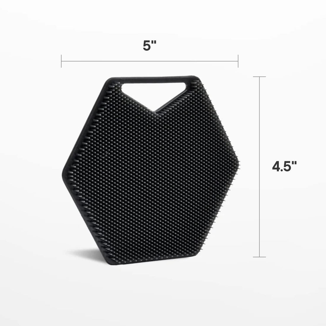 Tooletries - Body Scrubber - Silicone Exfoliating Scrubber - Bathroom & Shower Accessories for Men, Travel Essentials for Men - Durable & Long Lasting Body Wash Scrubber for Men - Charcoal