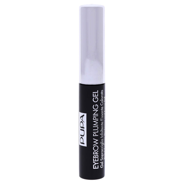 PUPA Milano Eyebrow Plumping Gel - Instant Grooming And Shaping - Fill And Volumize With Ease For Beautiful, Thick Brows - All Day Hold - Sculpt Your Arches With Precision - 002 Brown - 0.13 Oz