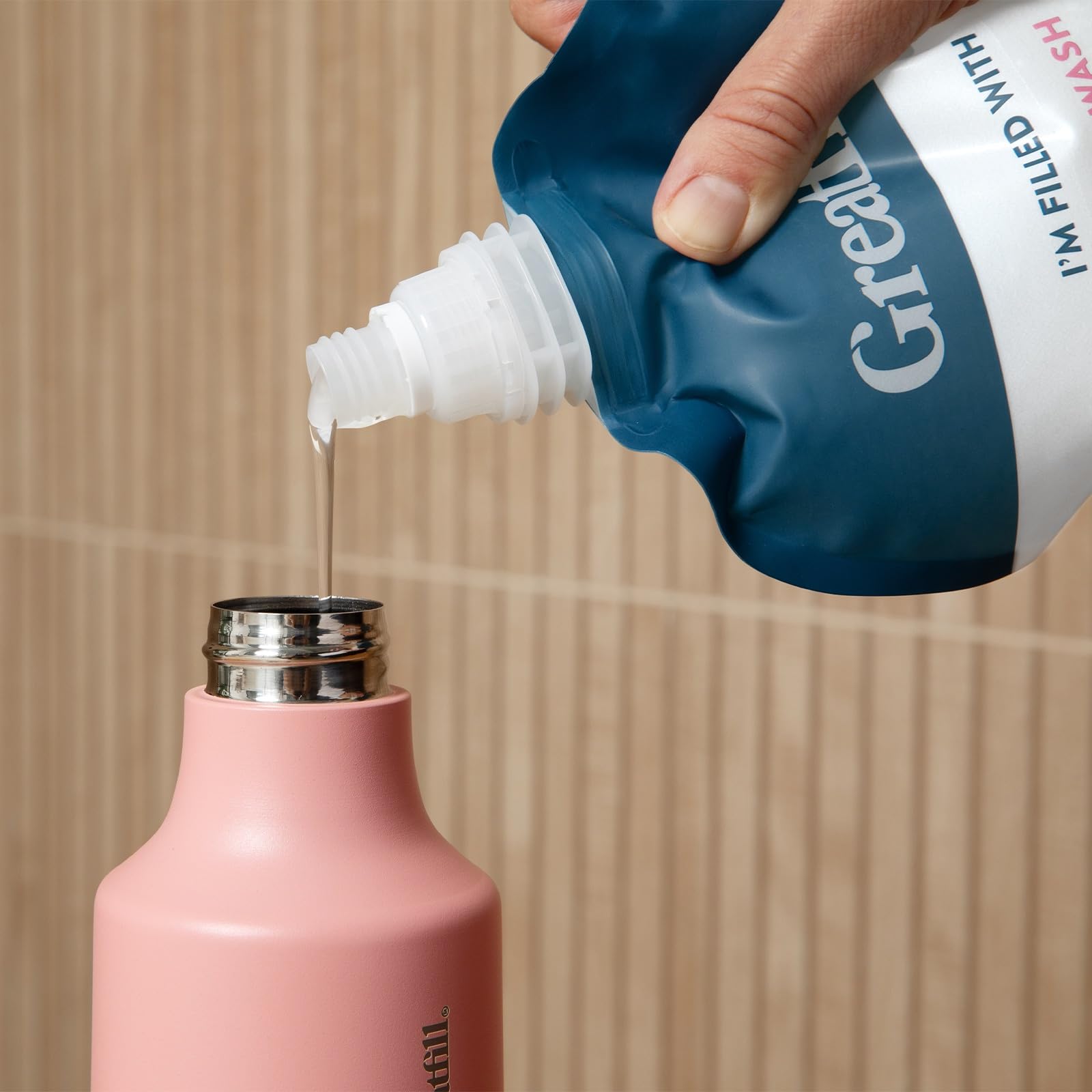 Greatfill Body Wash Refill, Citrus and Fir All-Natural & Eco-Friendly Ingredients, Enriched with Essential Oils, Returnable Refill Pouch (28oz, Pack of 1)