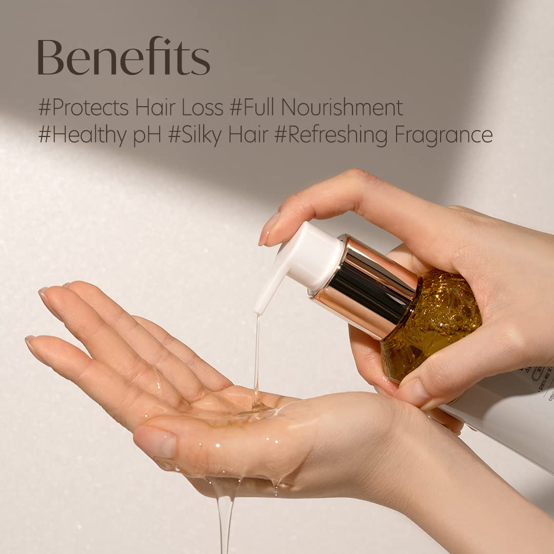 d'alba Piedmont Professional Repairing Scalp Therapy Serum Shampoo 275ml, Mild and Vegan Formula, Gentle Hair and Scap Treatment