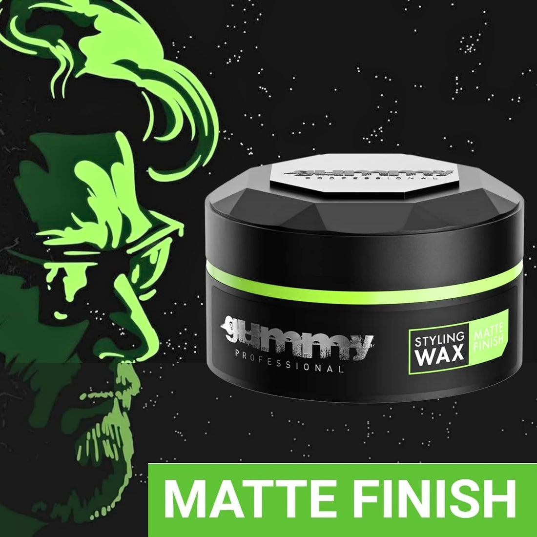 Gummy Hair Styling Wax, Matte Finish