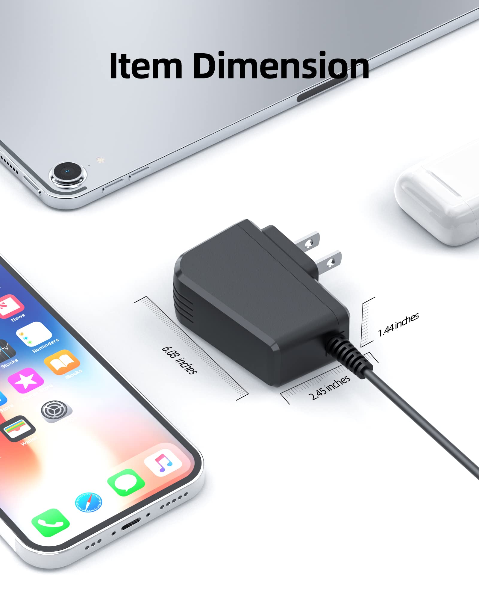 Superer 15v Charger Cord for Philips Norelco HQ8505 Series 7000 5000 3000 9000 2000 MG5750 MG7750 Phillips Electric Shaver Razor Aquatec Arcitec Multigroom Beard Trimmer Charging Adapter Power Supply