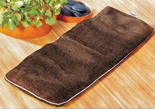 Bucky Body Wrap, Hot/Cold Therapy, All Natural Buckwheat Seed Filling, Removable Cover, Adjustable Filling, XL Length and Width - Aqua