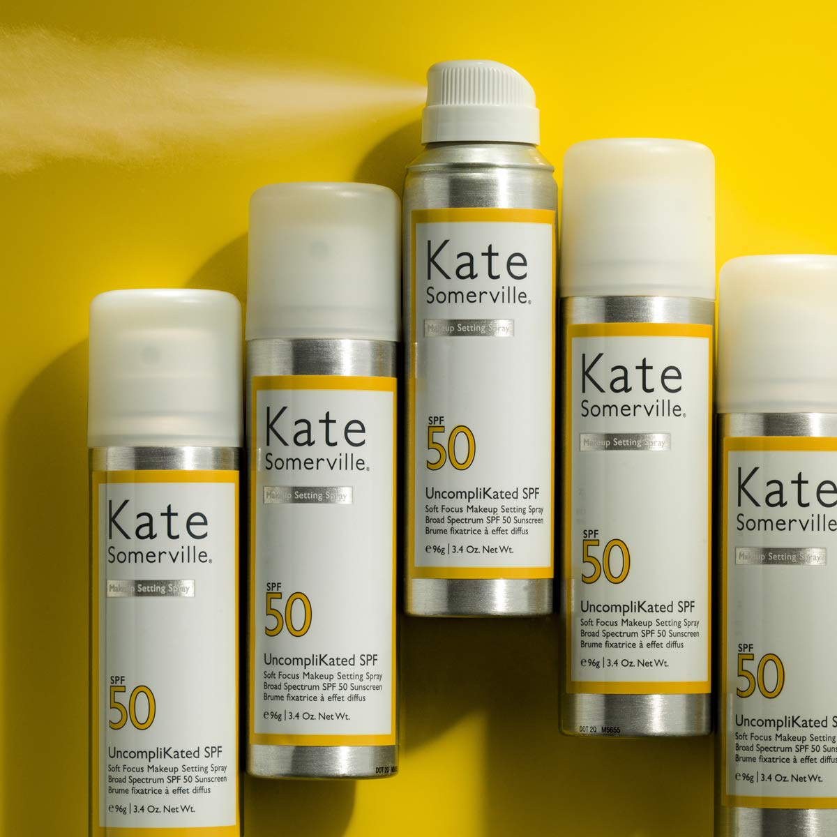 Kate Somerville UncompliKated SPF – SPF 50 Face Sunscreen and Soft Focus Makeup Setting Spray – Daily Use Skin Care with Matte Finish, 3.4 Fl Oz