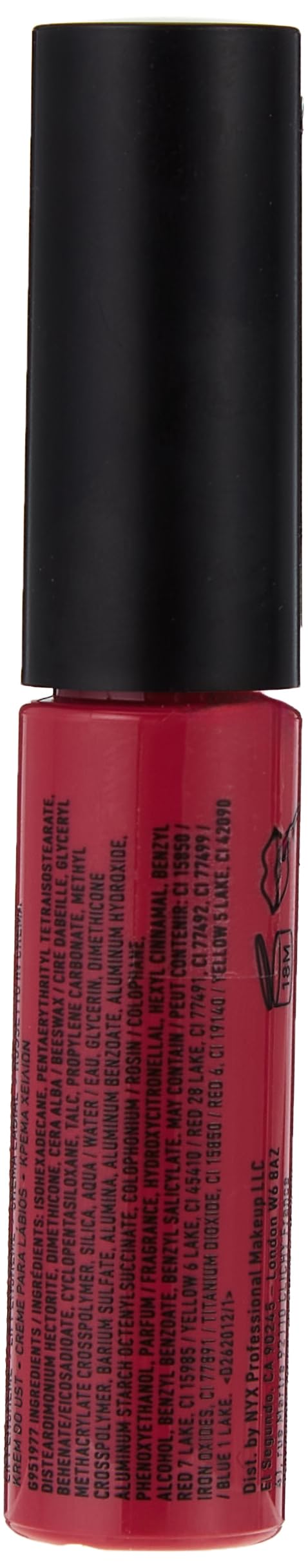 NYX PROFESSIONAL MAKEUP Soft Matte Lip Cream, Lightweight Liquid Lipstick - Prague (Matte Merlot)
