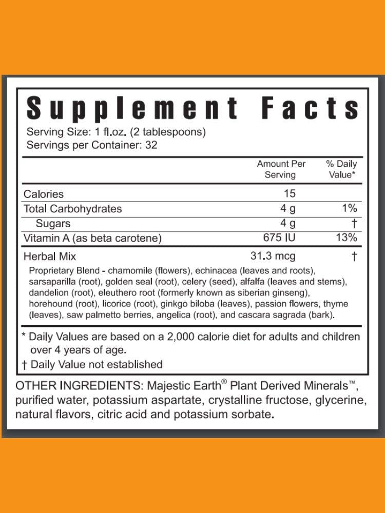 Youngevity Majestic Earth Herbal Rainforest, 32 Fl Oz - Ultimate Multi-Herbal, multivitamin and Mineral Complex for Men, Women, Kids - Immune Support Supplement - Gluten-Free