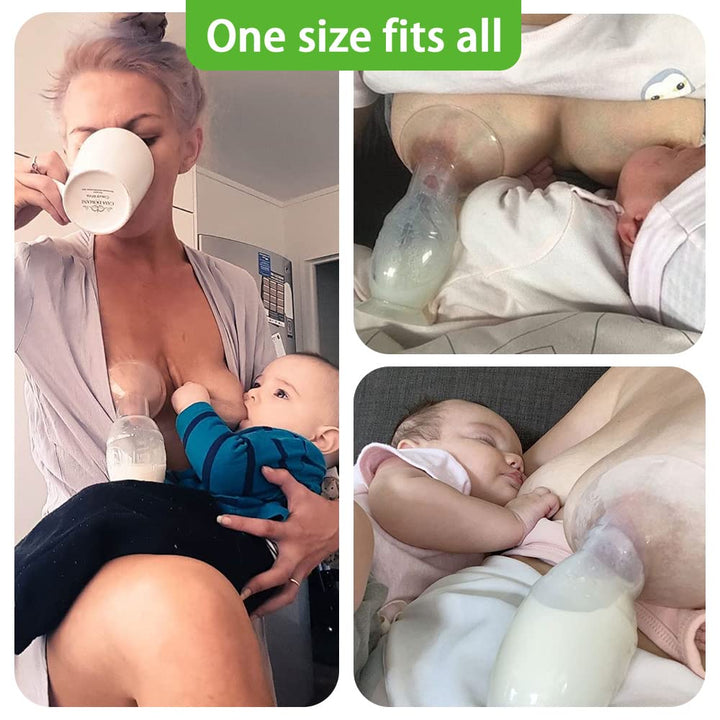 Haakaa Manual Breast Pump with Suction Base and Flower Stopper 100% Food Grade Silicone BPA PVC and Phthalate Free (5oz/150ml) (Blue)