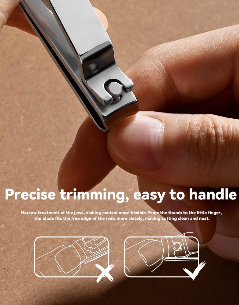 STONE PALM-HELD NAIL AND FACIAL GROOMING 4-PIECE SET (CHERRYBLOSSOM PINK)