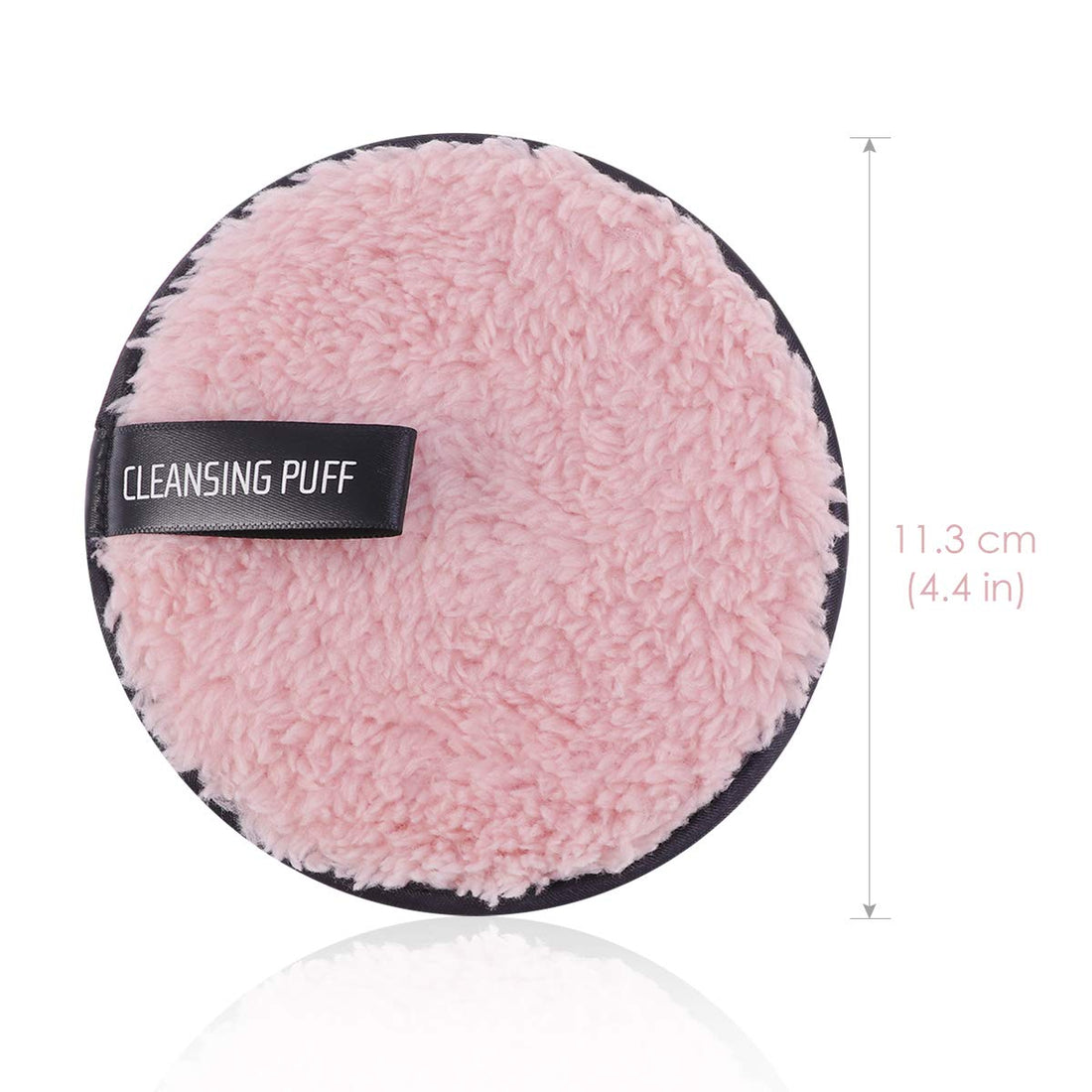 Frcolor 3pcs Double-Side Foundation Cosmetic Powder Puff Cloth Towels Washable Makeup Rmover Puff Sponge for Facial Cleansing